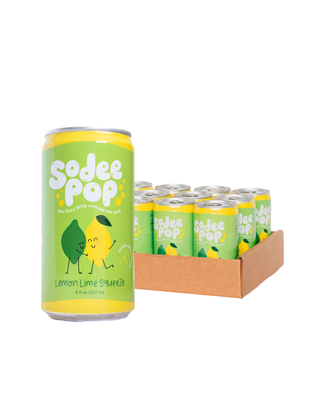 Lemon Lime Squeeze Sodee Pop - Zesty Citrus Soda Lemon Lime Squeeze Sodee Pop - Zesty Citrus Soda